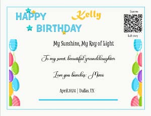Kelly birthday Kelly