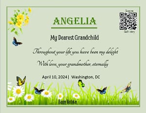 Angelia birthday Angelia
