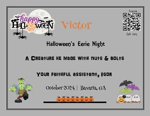 Victor Halloween Victor
