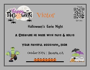 Victor Halloween Victor