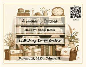 A Friendship Stitched