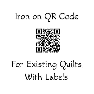 Iron on QR code 4x4