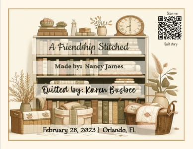 A Friendship Stitched