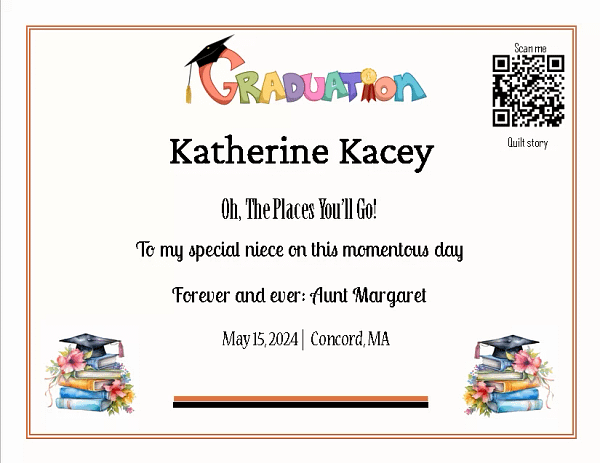 Katherine - Kacey graduation Katherine Kacey
