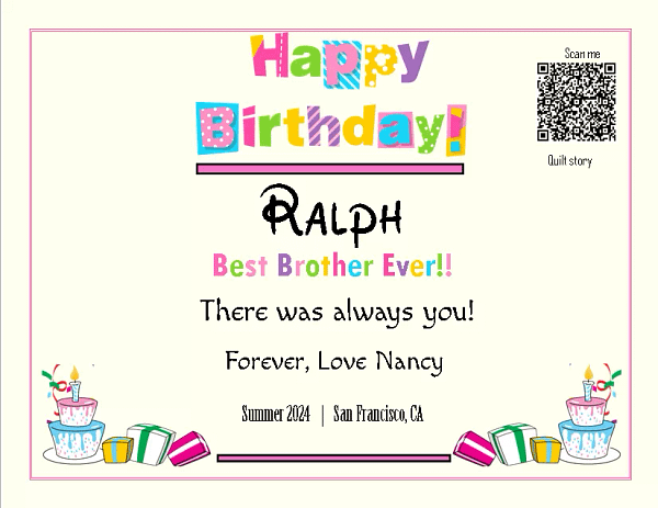 Ralph birthday Ralph