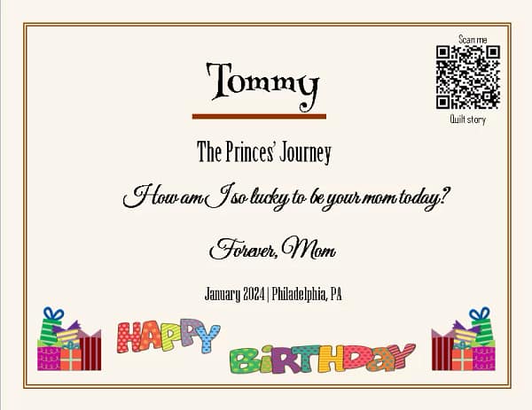 Tommy birthday Tommy