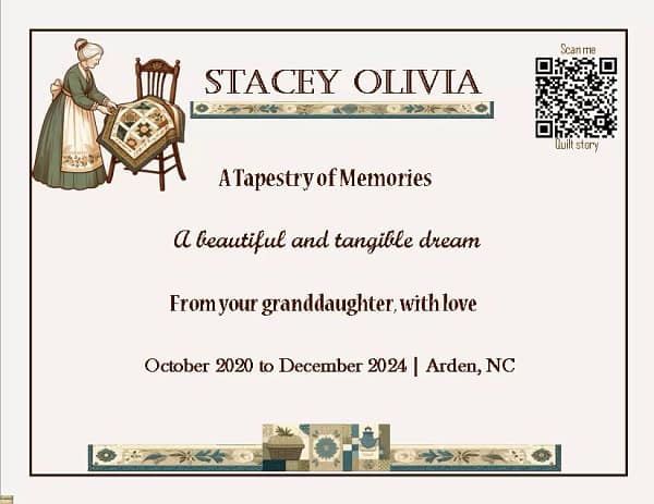 Stacey Oliva Custom label - stacy olivia